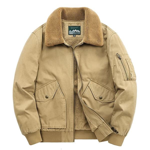 Mens Cotton Winter Clothes Thick Casual Cottonpadded Men Clothing Lapel Warmth Down Jacket Youth Jackets 251106