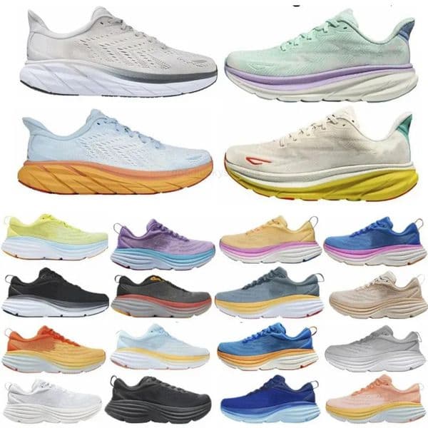 Hokamen Black Friday Discount shoes Clifton 8 Athletic shoes Running Shoes Bondi 8 Carbon X 2 Sneakers Shock Absorbing Road Fashion Mens Womens Top Women Men Size