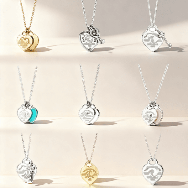 Necklace necklace luxury designer jewelry women diamonds crucifixion metal chain thin letter pendant charm necklaces Charm Valentines Day Gift