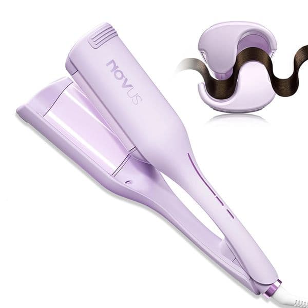 Curling Iron Hair Crimper Waver 14 Inch AntiScald Waves Curling Wand Ionic Deep Waver Hair Curler Tool 251103