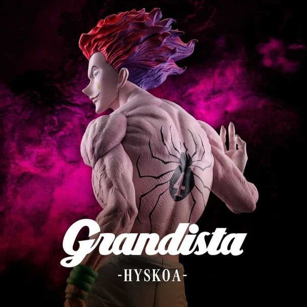 19cm/748in HunterHunter Anime Figure Phantom Troupe Hisoka Action Figure Noodle Stopper Figurine PVC Collection Model Doll Toy