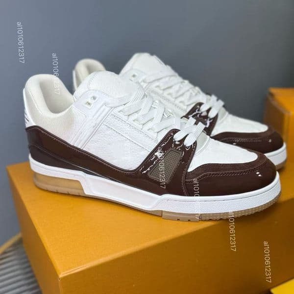 2025 Casual shoes Designer Sneakers Skate Shoe Leather Casual Men Women Classic Trainers Plate-Forme Trainer Outdoor Running Shoes 35-46