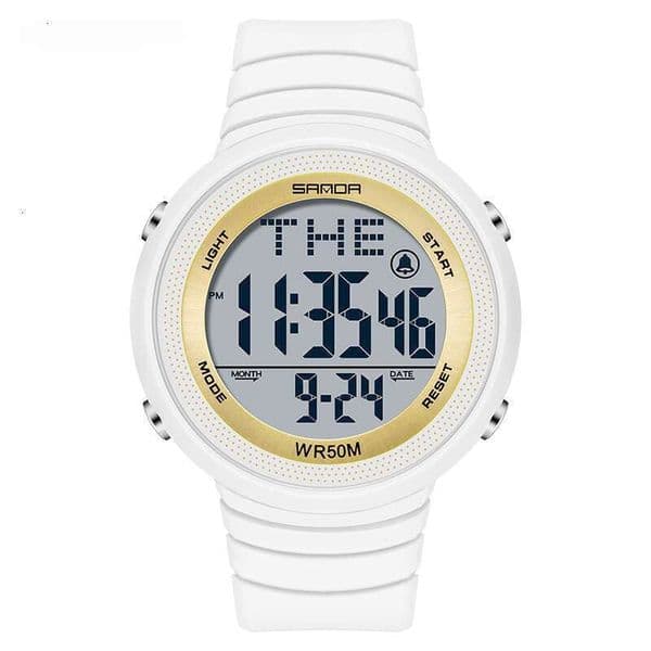 DHwatches Sanda 9002 and Women's Waterproof Personality Electronic Fashion Trend Men's Student Sports Watch