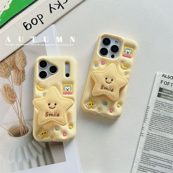 New pentagram stand phone case suitable for Apple Pro Max stand phone case iPhone Pro women's silicone phone protective case