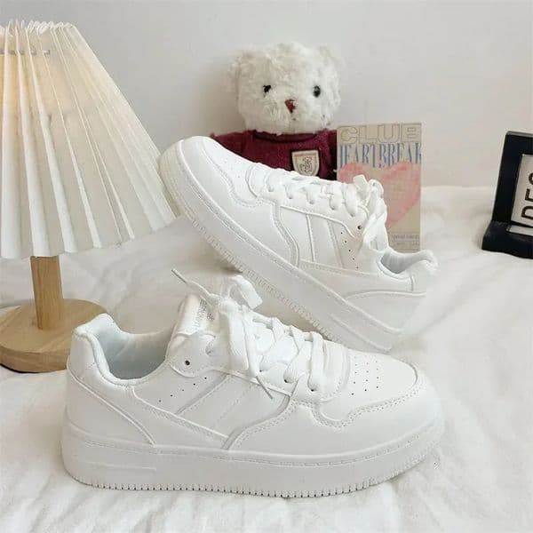 womens tennis sneakers 2044 comfortable platform autumn casual shoes solid color casual shoes trend board shoes Tenis Mujer 250402BJ