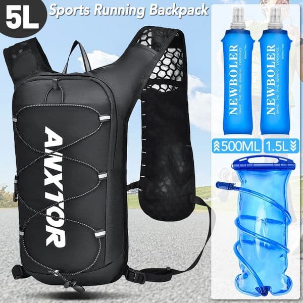 Trail Runningultralight 5L Backpack Running Hydration Vest Marathon Can be used with 15L 500ML water bag 251106