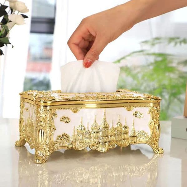 European style castle tissue box living room desktop tissue ction storage box el restaurant bar napkin ction box 250402