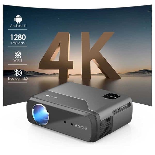 4K UHD Portable Projector Netflix Official Licence Android 11 Smart 5G WiFi Google Play TV Dolby Home Theater Mini Projectors X250407