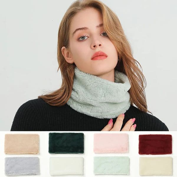 S Rabbit Fur Scarf multicoloured Warm Plush Snood Neck Scarves Unisex Men Neck Scarfs Ring Women Children Neckerchief 251106