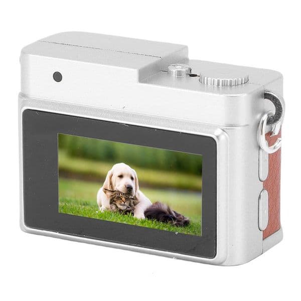 Retro Digital Camera 1080P FHD 096 Inch Color Screen Keychain Camera with Flash Light 4 Filters for Travel Learning RecordingsW251107