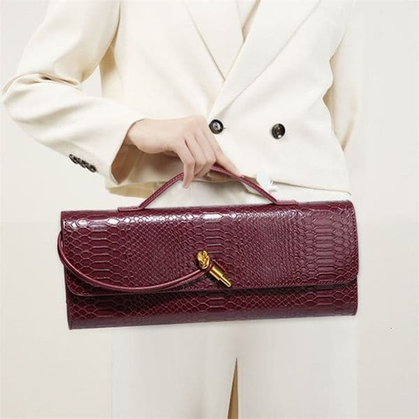 Top-Handle Bag For Women Evening Handbag Long Purse Pattern Crossbody Shoulder Bags Fashionable Outfits 251106