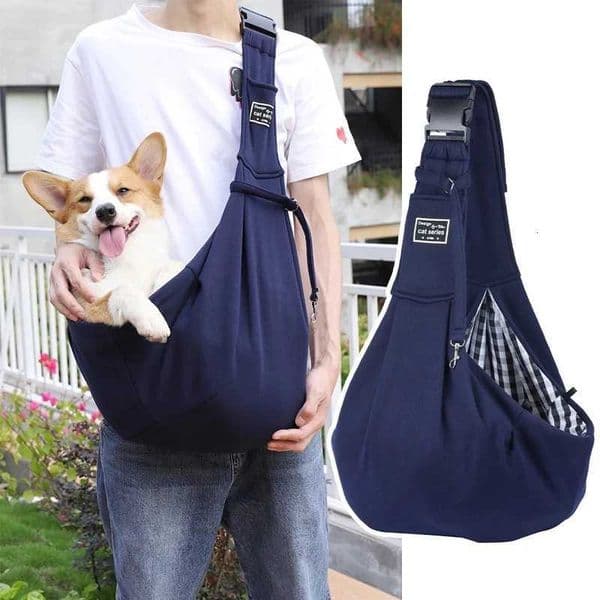 Adjustable Pet Dog Carrier Bag Outdoor Travel Puppy Single Shoulder Bags Dogs Comfort Sling Handbag Corgi Puppy Tote PouchW251107