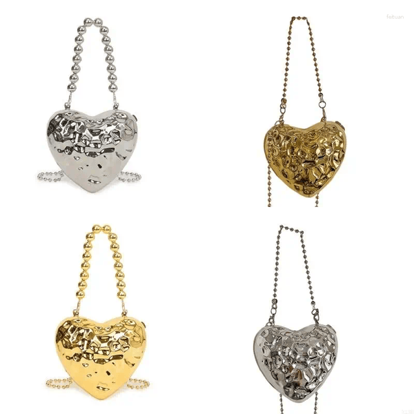 Totes X13E Fashionable Chain Shoulder Bag Acrylic Crossbody Purse Handbag Casual Stachel Suitable For Various Occasion