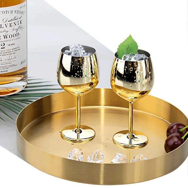 Exquisite 70ml 304 Stainless Steel Wine Goblet Durable Metal Cup for Red Wine Champagne Cocktail Bar Party Ju Household H251107