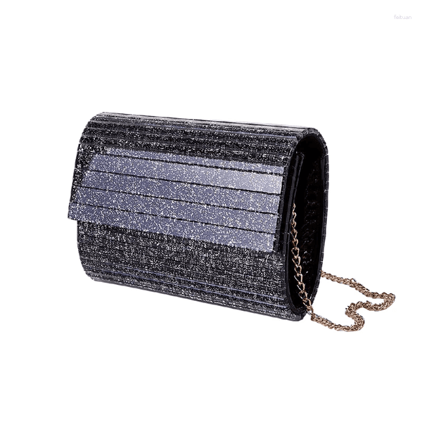 Totes Evening Bag Party Crossbody Acrylic Handbag Striped Patchwork Wedding Shoulder Bags Women Trainer Women's Handbags Sale Upper