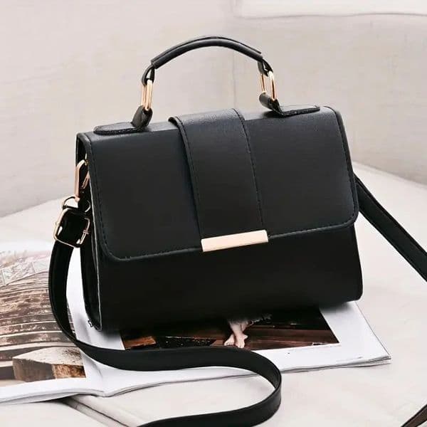 Simple n Small Tophandle Bags For Women Pu Leather Casual Square Crossbody Shoulder Bag Daily Used 251103