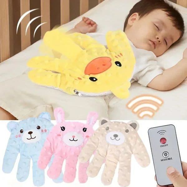 Baby Electric Soothing Palm Sleep Pillow born Heated Remote Control Simulated Palm Slapping Sleep Pad Baby Care Accessories 250407
