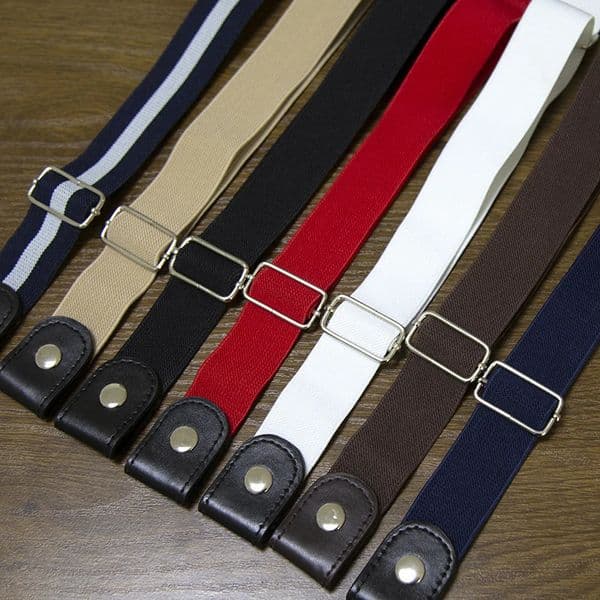 Belts for Women BuckleFree Waist Jeans Pants No Buckle Stretch Elastic Belt Men Ins Wind Invisible Lazy 251031