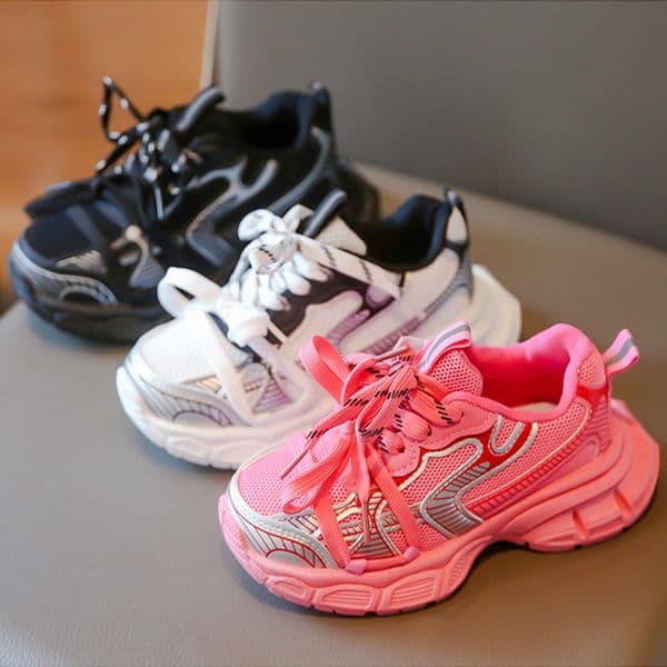 Children's Casual Shoes Spring AutumnToddler Sports Shoes for Boy Fashion Soft Kids Students Sneakers Girls School Mesh Trainers Size 26 - 37 K0617