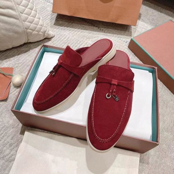 Loafers Slippers Designer Womens Slides Sliders Designer Shoes Mens Sandals Casual Outside Slipper Suede Dress Shoes Beach Leather Top Quality With Box 7Fa