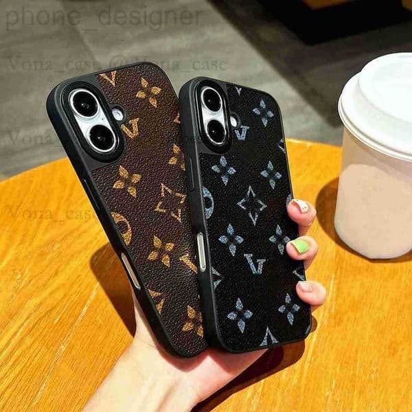 Cell Phone Cases designer Case for iPhone 16 Pro Max Leather, 15 14 Plus 13 12 11 Designer Cartoon Ultra Slim Shockproof Luxury Cover Women Men Anti-Dropping EFG5 7G9Q