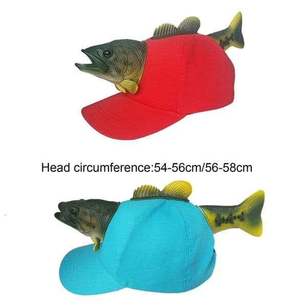 Novelty Baseball Cap for Men Women Performance Unisex Funny Parent Child Casual Fishing Fisherman Gift Adjustable Party Fish Hat 250408