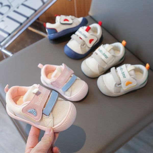 2025 New Baby Sneakers Autumn Spring Infant Shoes Soft Non Slip Toddler Shoes Kidsnest Newborn First Walkers Unisex Kids Shoes