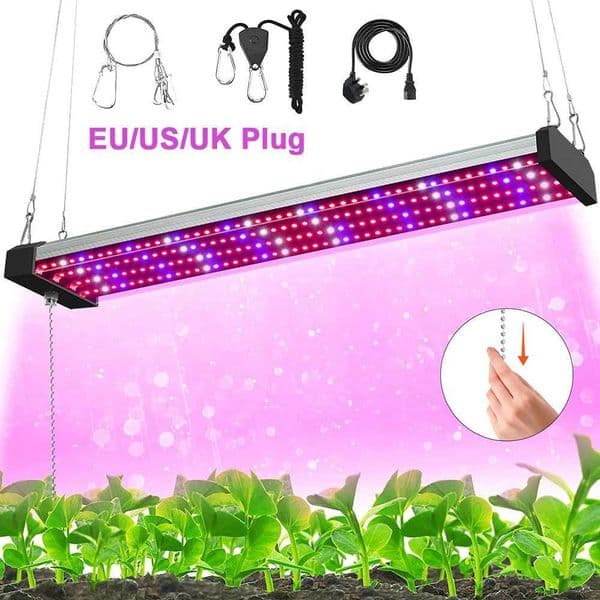 Can connect LED plant growth light full spectrum hydroponic growth light with zipper switch indoor Veg flower light panel Z250407