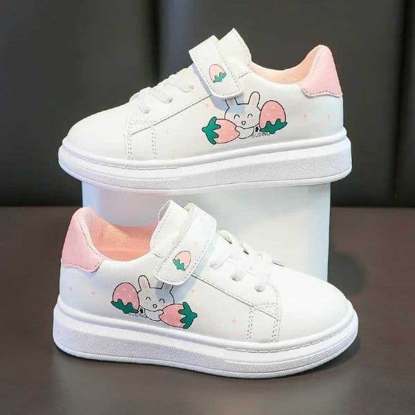 2025 Girls Shoes Spring and Autumn Boys White Shoes Casual Running Childrens Shoes Anti slip Soft soled Sports Shoes Childrens Tennis Hot selling Project W250407