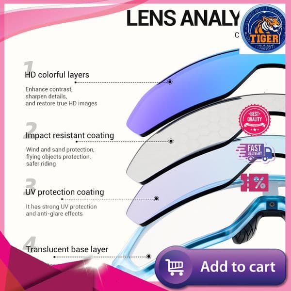 Ddmytiger Ddmytiger China Domestic New Men Outdoor Sunglasses MTB Road Bike Cycg Glasses UV Eyewear Women Bicycle Sports Hiking Mountaineering