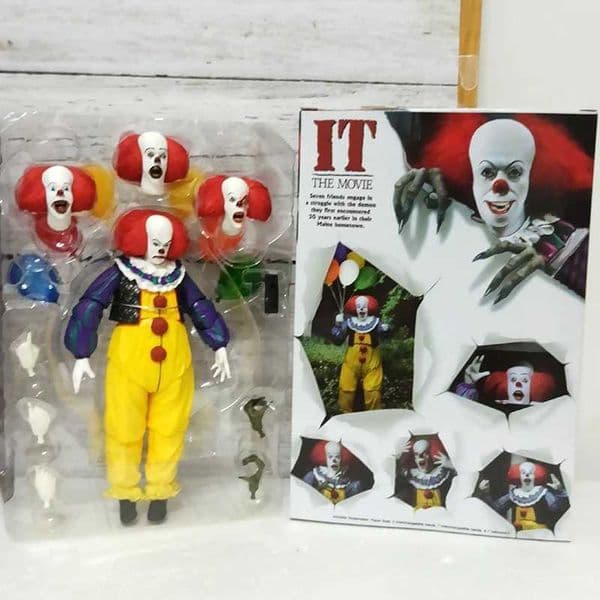 NECA Joker Stephen King Joker Pennywise Action Character Halloween Decoration Toy X250409