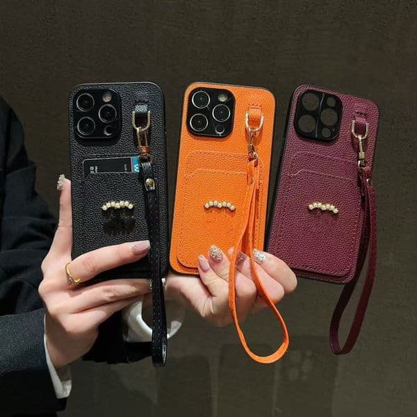 designer Phone Case Luxury iPhone Case with Card Holder for iPhone 15 Pro Max Cases Apple i 14 13 12 11 X XR XS XsMax 8P 15 Plus Cell Phone Cases Leather Mobile Cover