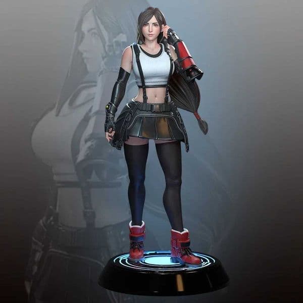 Miniature Resin Plastic Model Kit Jia Lingbao Tifa Lockhart Unpainted Figure 1 24 A426 X250409