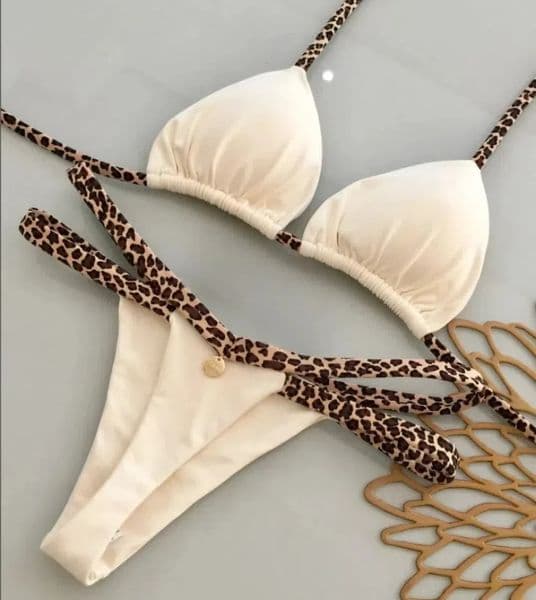 Sexy Women Bikini Beach Holiday Swimsuit Two-piece Set 250409