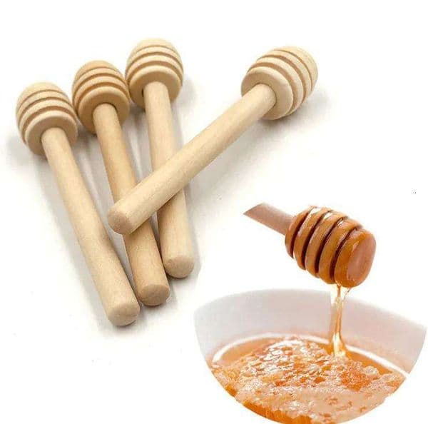 Honey Stir Bar Mi Handle Jar Spoon Practical 1Pc Wood Dipper Long Sticks Supplies Honeys Kitchen Tools Mini Wooden Stick 0409 thumbnail 2