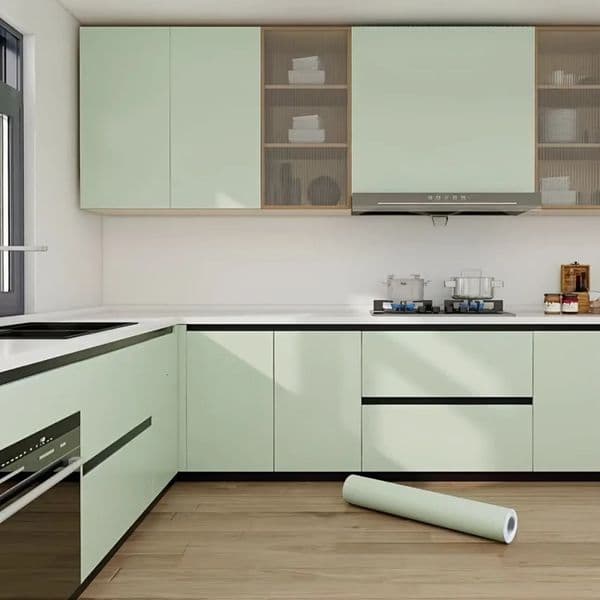 Frosted Contact Paper SelfAdhesive Removable PVC Waterproof Wallpaper Wall Covering Suitable for Kitchen Countertops Furniture 251107