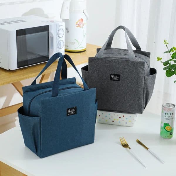 Multi functional large capacity cooler bag waterproof Oxford portable zipper lunch bag womens lunch box picnic food bag 250403