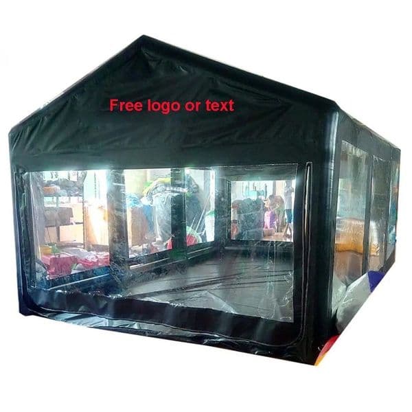 Large PVC Inflatable Spray Paint Booth Car Cabin Airtight painting Repairing room tent Capsule With Electric Pump For Airbrush