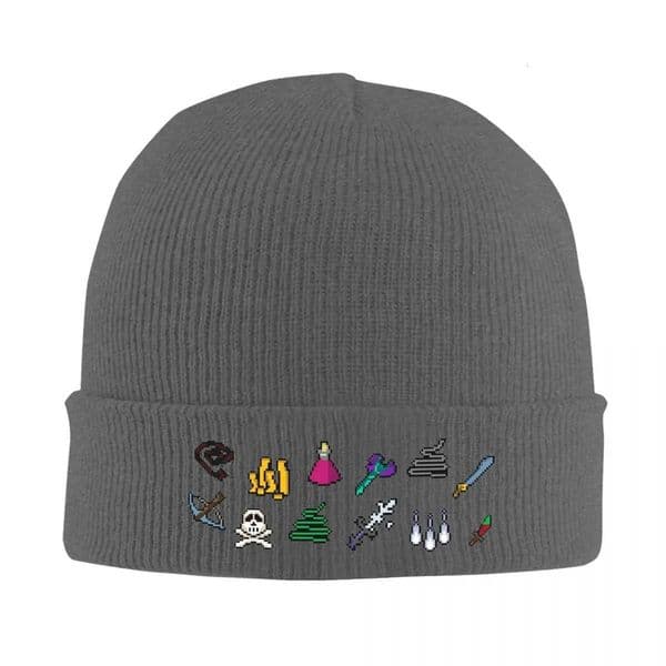 Old School Runescape Player Killing Bundle Warm Knitted Cap Bonnet Hat Autumn Winter Outdoor Beanies Hats for UnisexXJ251110 S260526