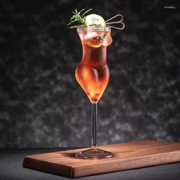 Wine Glasses Creative Cocktail Glass Sexy Lady Body Shape Whiskey Goblet S Funny Beer Cup For Party Home Bar KTV Nightclub Set