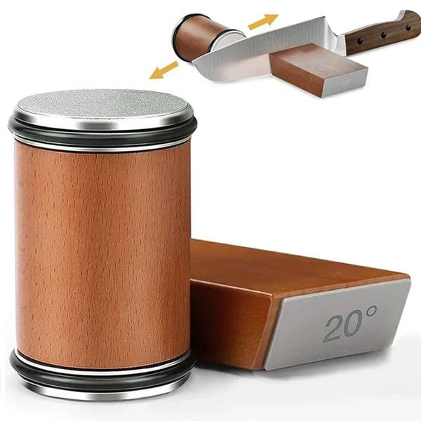 2025 Rolling Knife Sharpener Kit for Straight Edge Roller Knife Sharpening with Industry Diamonds Chef Knife Set 251103