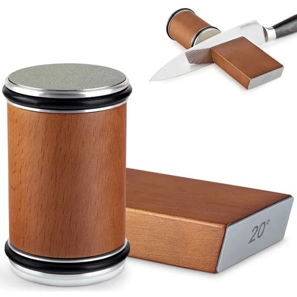 Rolling Knife Sharpener Kit For Straight Edge Roller Knife Sharpening With 15 20 Degree Magnetic Angle for Knives Whetstone 251103