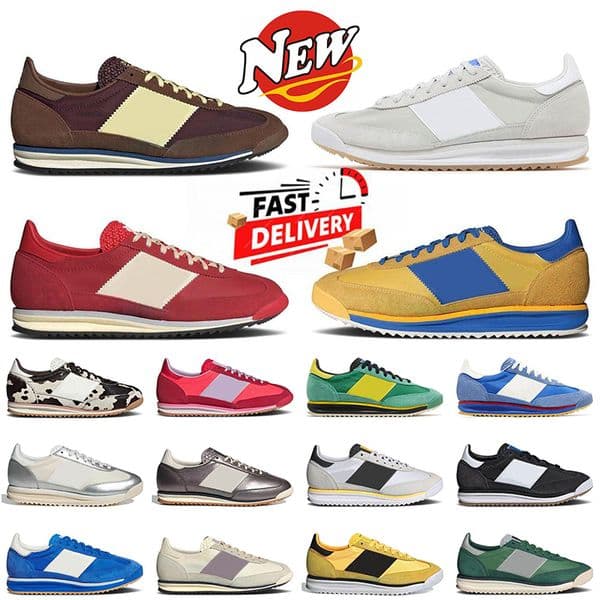 Platform Loafers SL 72 sl72 OG Original Casual Shoes Designer Outdoor Shoe Trainers Utility Yellow Royal Preloved Green Core Black Charcoal Grey Sneakers Chaussure