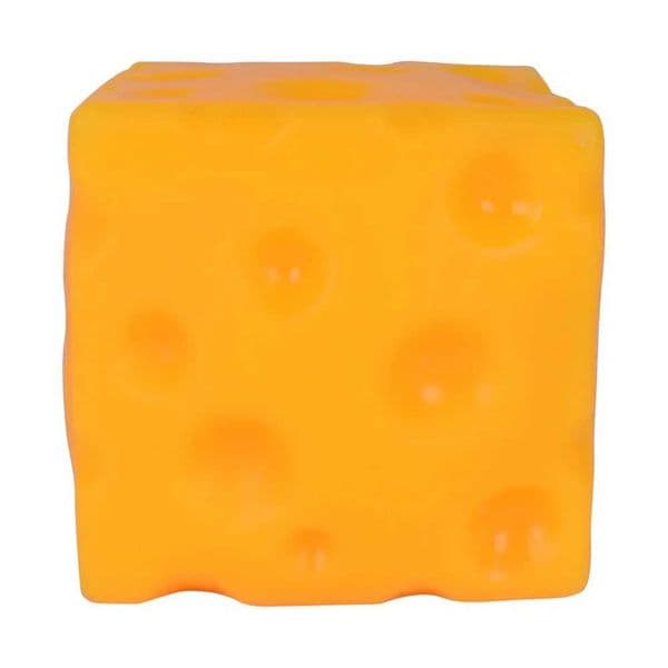 Squishy Cheese Toy Fun Childrens Anxiety Fidget Ball Non toxic Durable Squeezing Pressure Relieving Gift