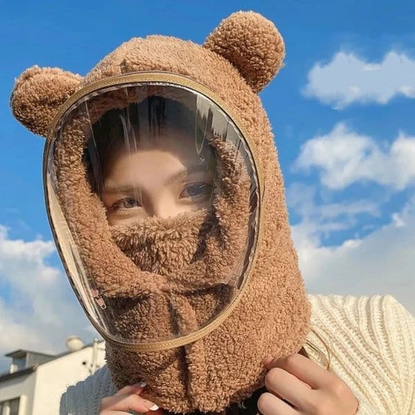 Earmuffs Thickened Riding Face Mask Windproof Warm Full Face Cover Hats Breathable Neck Protection Plush Pullover Hat Sport 251110