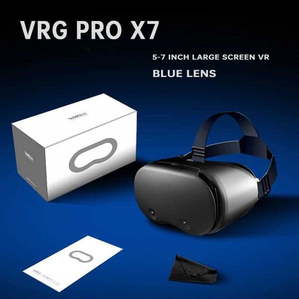 VRG Pro X7 Reality 3D Glasses Box Stereo Helmet with Remote Control Suitable for iOS Android VR Glasses Smartphones VR Glasses M250411