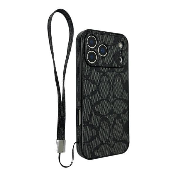 Designer phone case Luxury iPhone 17-11 Pro Max Wallet Case - Genuine Leather Card Holder with Strap & Detachable Lanyard Fashion Mobile Cover Cases AA5ES