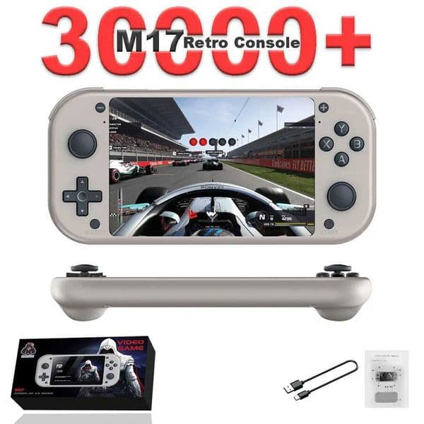 M17 Mini Console 43 Inch I Screen Open Source Built-in 30000 Classic Games Retro Handheld Video Game Consoles For P/ 1M251111