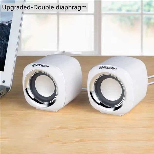 Hifi Mini Desktop Wired USB Computer Dual Speaker for Laptop PC Suround Stereo Subwoofer AUX Playback Mega Bass Loudspeaker K251110