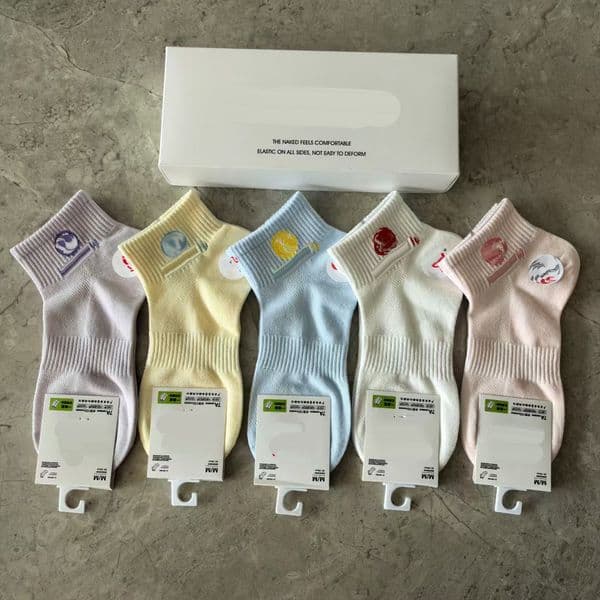 womens socks yoga socks Cotton Socks Breathable Wholesale short tube cotton socks